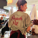 peach pit t-shirt
