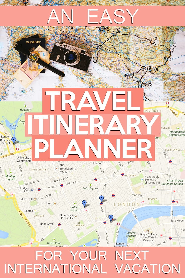An Easy Travel Itinerary Planner for Your Next International Vacation
