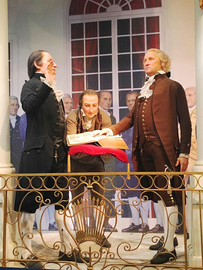Hamilton musical george washington top